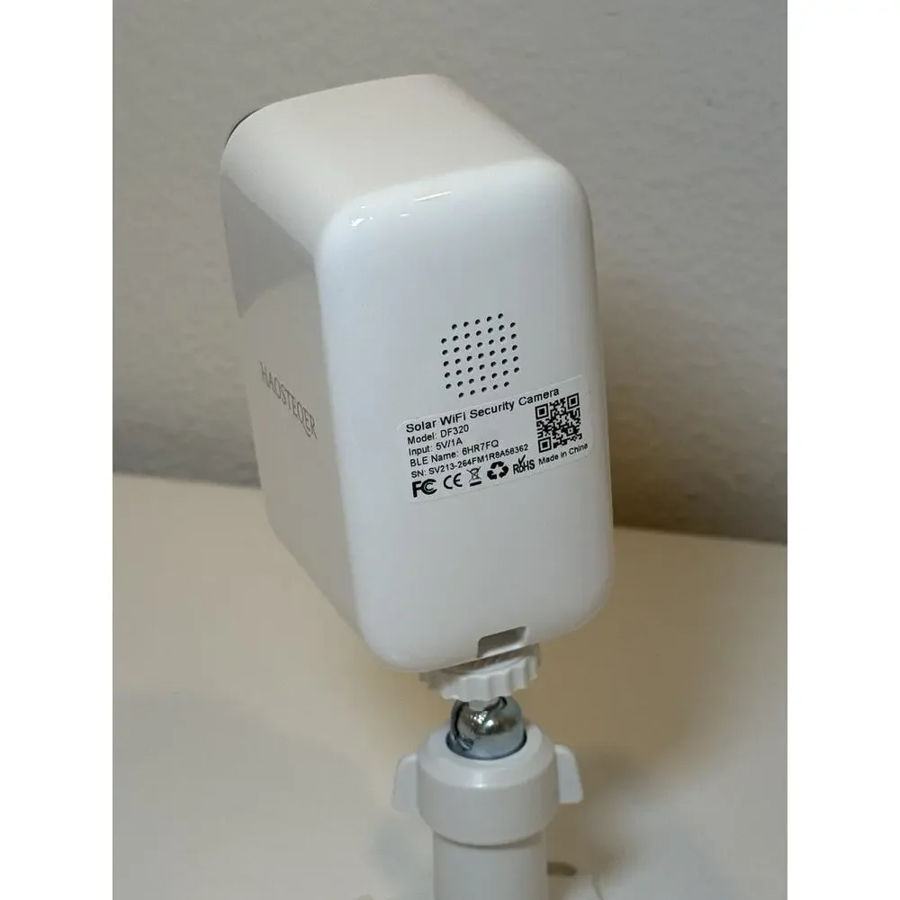 HAOSTEOER DF320 Wi-Fi Solar 2K IP Security Camera Full Color Night Vision 2-Way